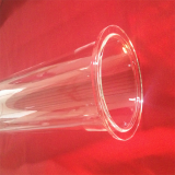 High Grade Quartz Glass Tubes with Quartz Flange Connected